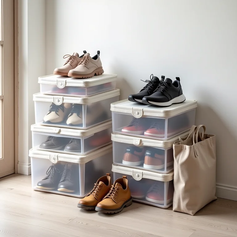 Caixas organizadoras e embalagens para sapatos