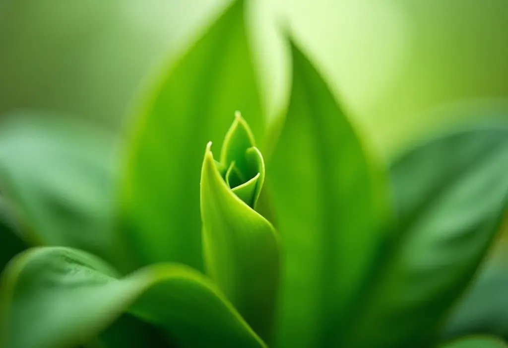 Calathea exuberante com folhagem vibrante