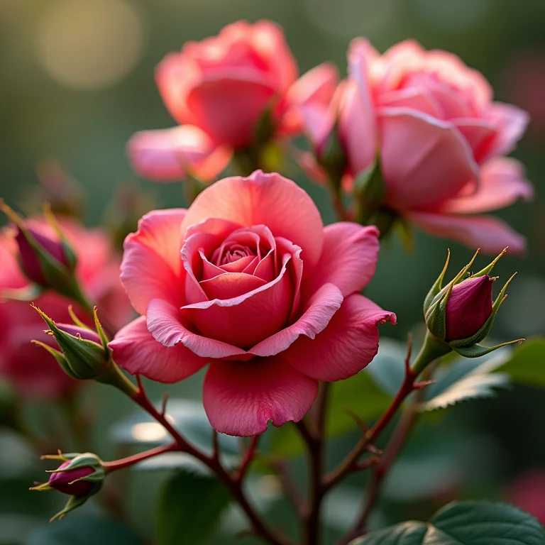 Close-up de plantas com espinhos