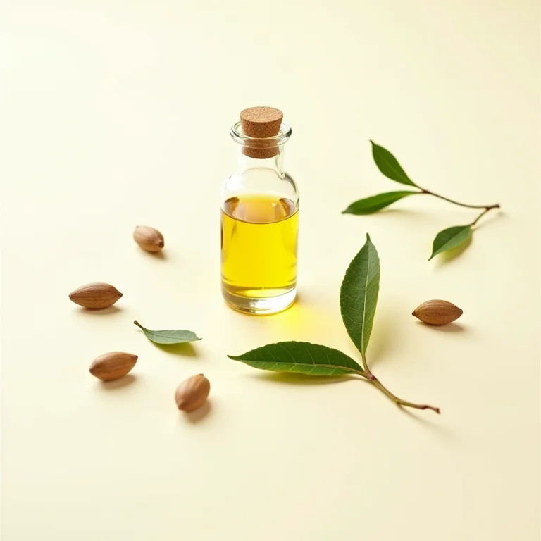 Composição de Guanandi: sementes, folhas e óleo