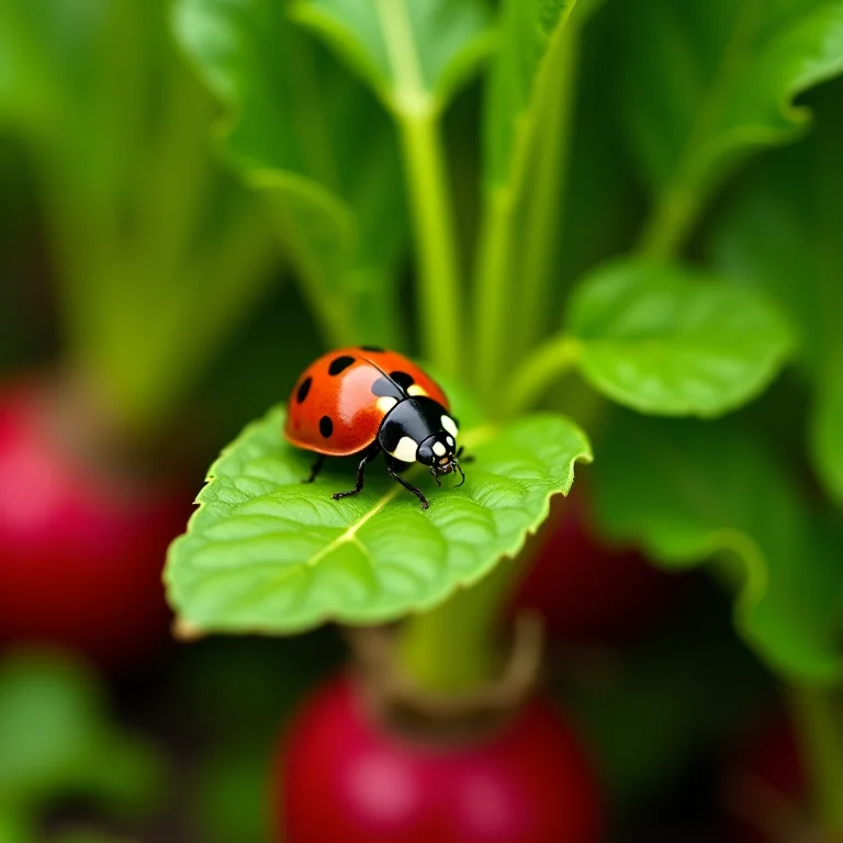 Controle de pragas em rabanetes