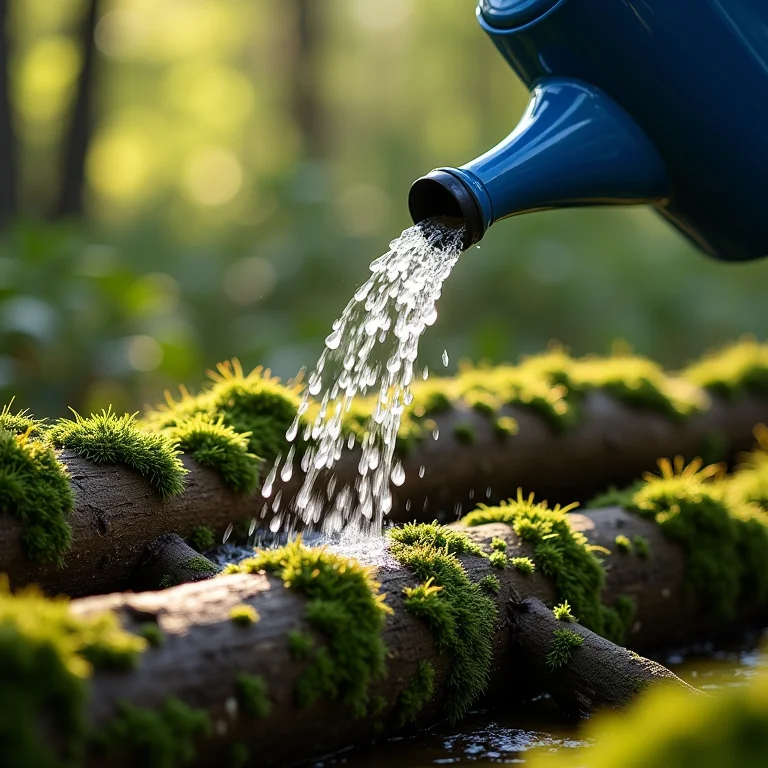 Cuidados com musgos em troncos