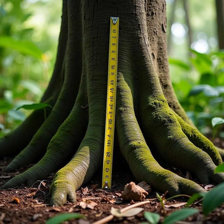 Dimensões da Samaúma do Parque do Ingá