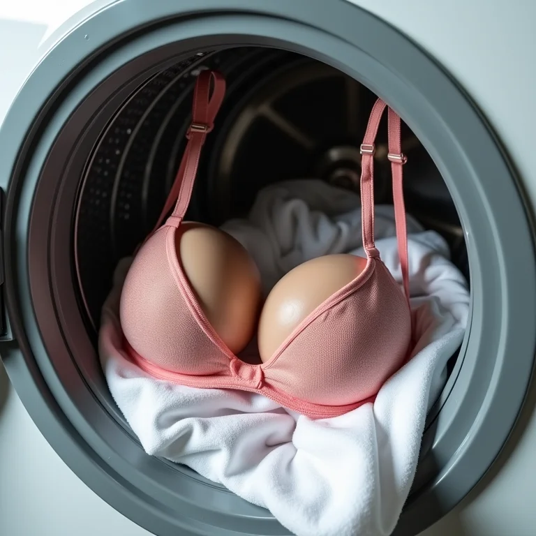 É seguro lavar sutiã de bojo na máquina de lavar?