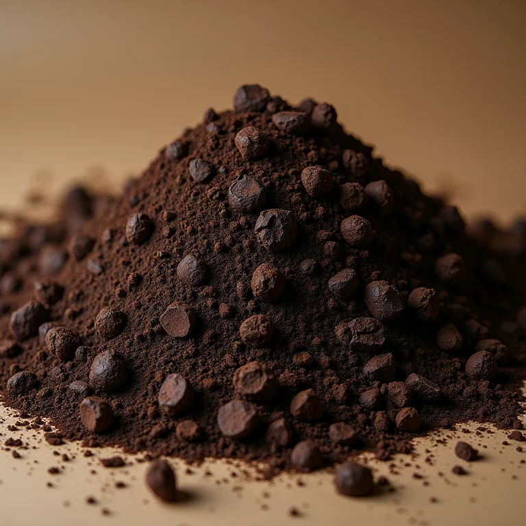 Esterco de gado curtido como adubo