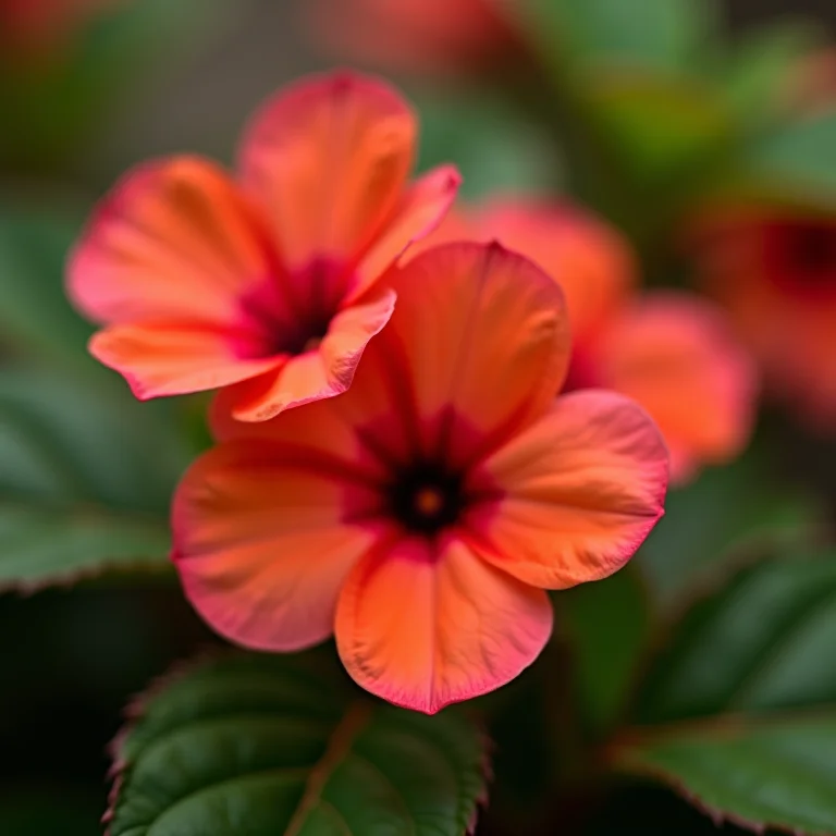 Flores de Beijo-Turco em plena floração.