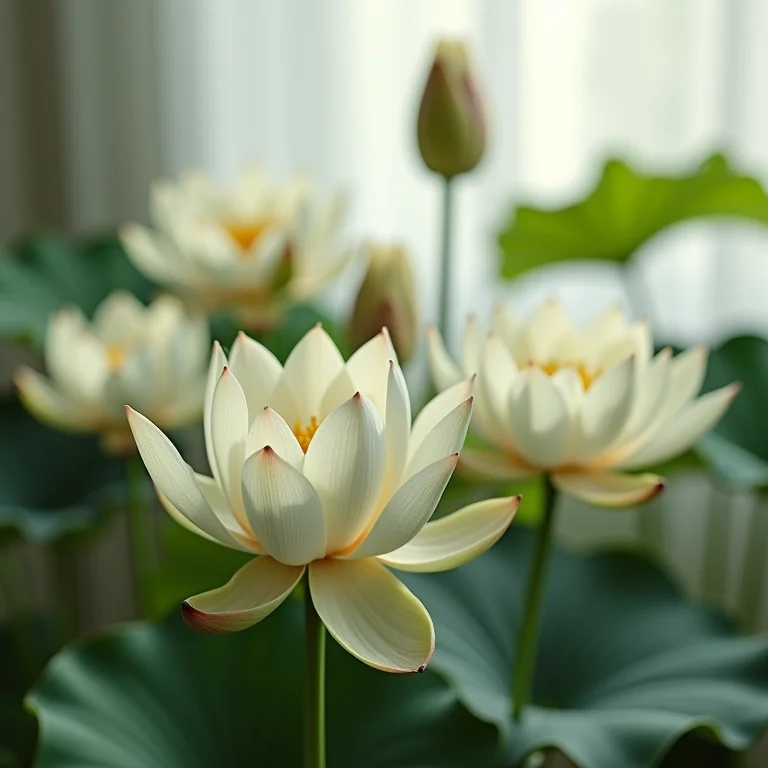 Flores de Vitória Régia, representando a riqueza cultural da lenda.