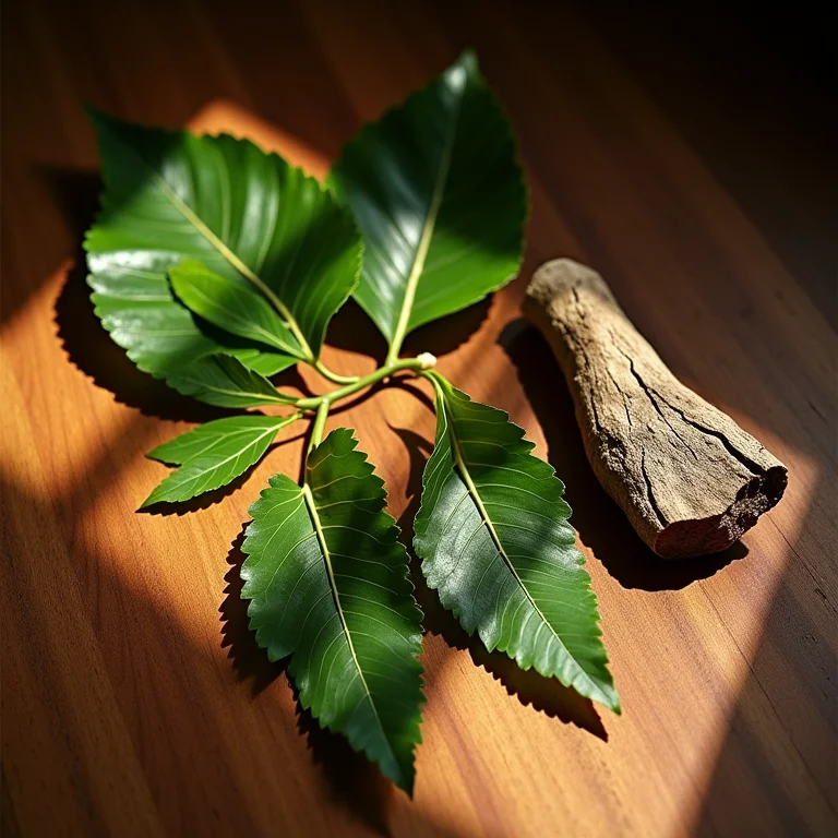 Folhas e cascas de árvores sagradas usadas no Candomblé