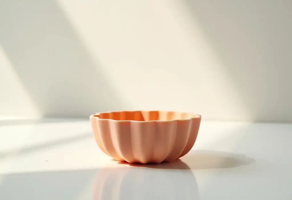 Forma de silicone brilhando, recém-lavada