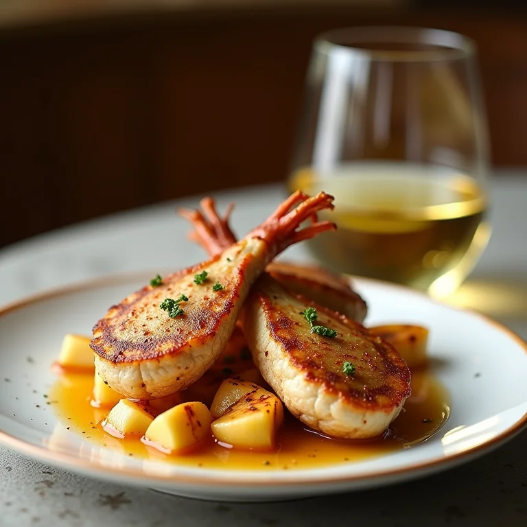 Harmonização perfeita: rã e vinho branco refrescante