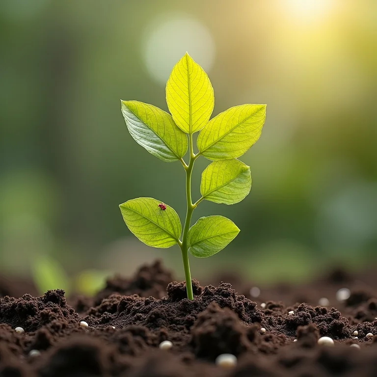 Heliotrópio com falta de fertilização adequada