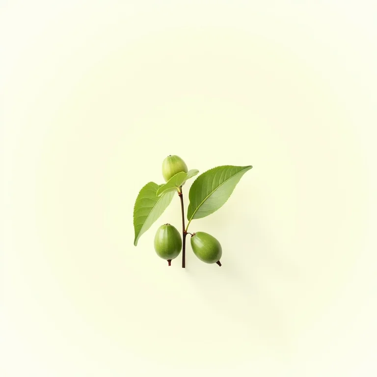 Ilustração botânica da Sibipiruna.