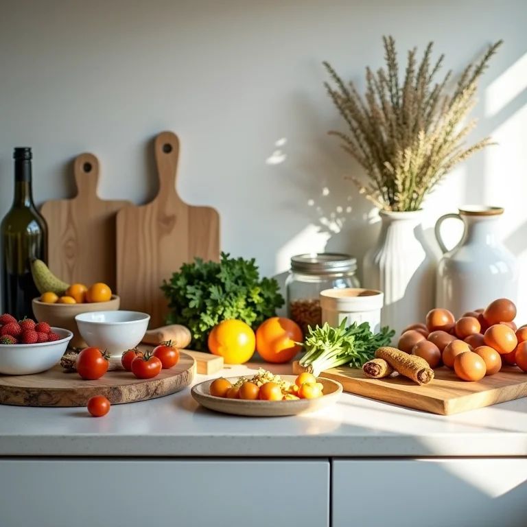 Ingredientes e utensílios para tempero de fajitas