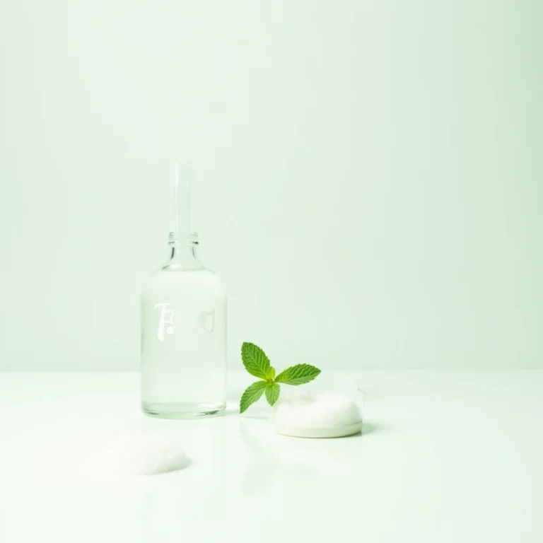 Ingredientes necessários para extrato de menta