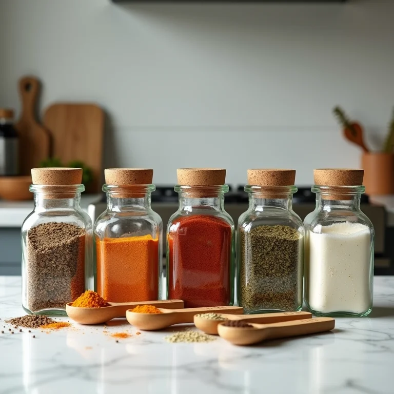 Ingredientes para tempero de fajitas caseiro