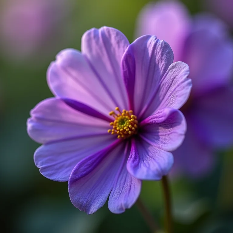 Jacarandá-Mimoso com suas flores roxas características.
