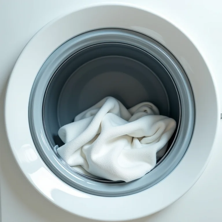 Lavando roupa com mancha de pêssego.