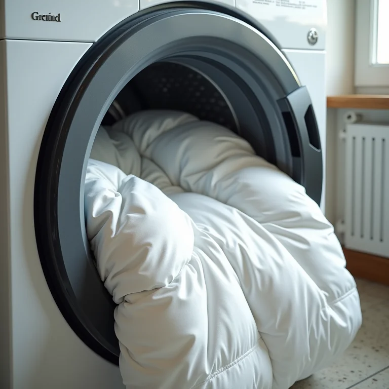 Máquina de lavar de grande capacidade com edredom