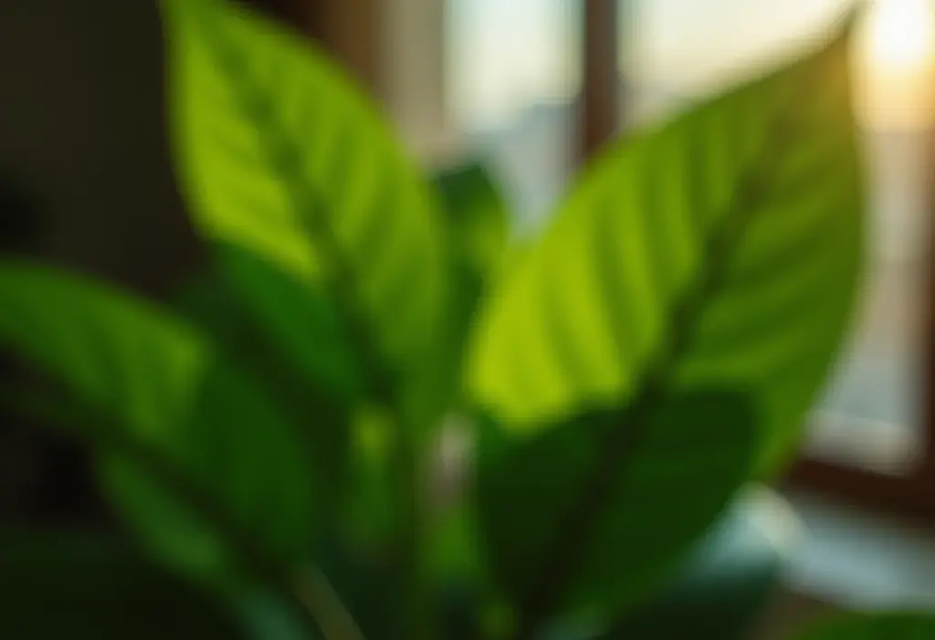 Maranta Tricolor exuberante com folhas vibrantes