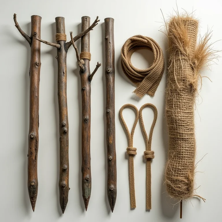 Materiais essenciais para proteger sua árvore jovem