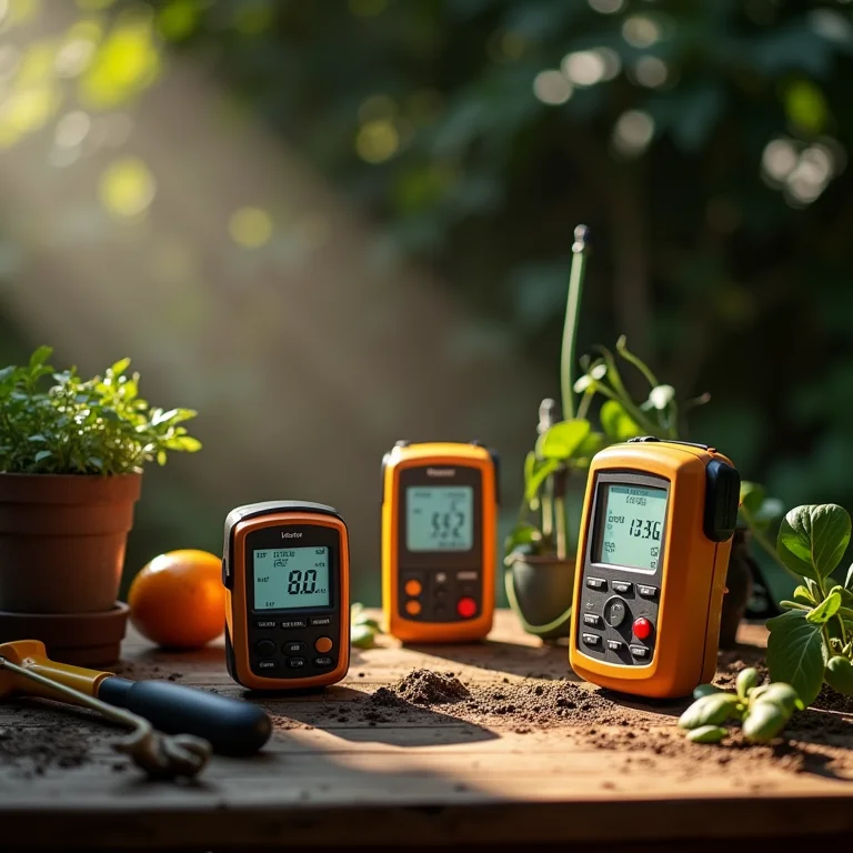 Medição dos diferentes tipos de sombra em um jardim