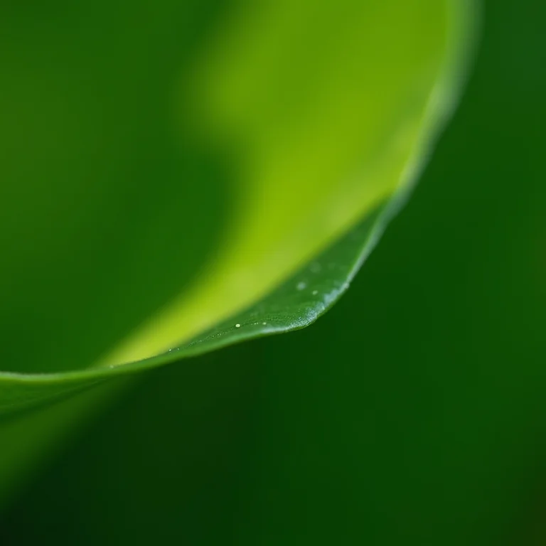 Medidor de luz medindo a intensidade da luz em uma folha de planta.