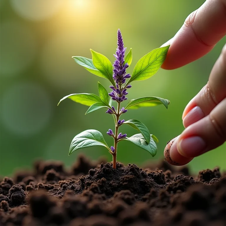 Nutrição essencial: adubação correta para uma Sálvia Farinhenta saudável e florida.