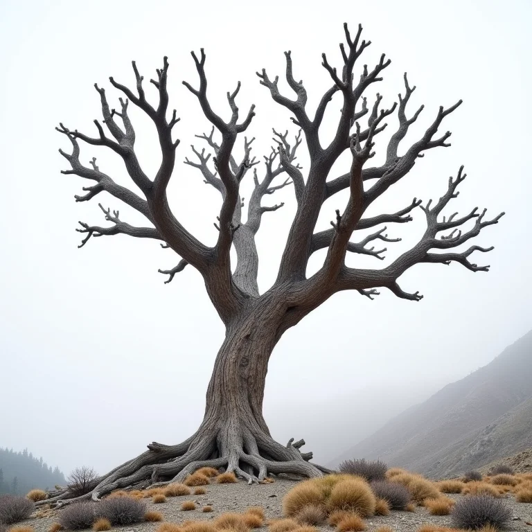 O Pinheiro Bristlecone, uma das árvores mais antigas do mundo.