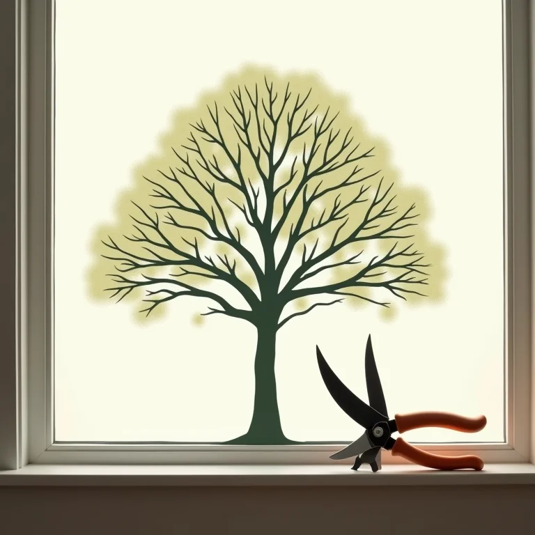 Objetivos da poda de árvores.