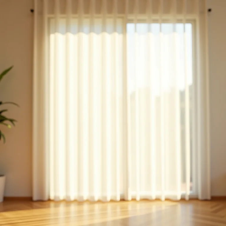 Persianas verticais secando ao ar livre em ambiente ventilado.