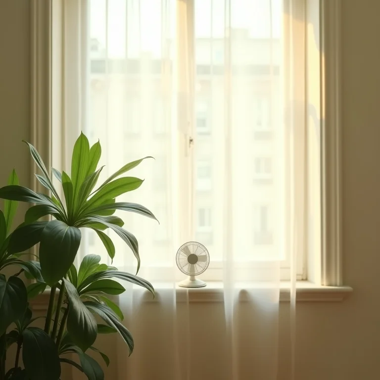 Planta em local com luz indireta e ventilação