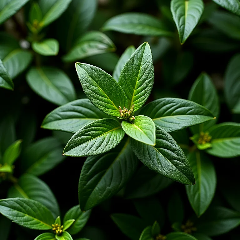 Planta murchando em meio a plantas saudáveis.