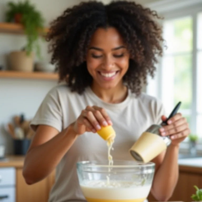 Preparando a solução de limpeza para tênis