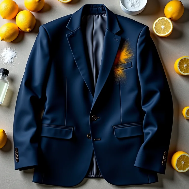 Produtos naturais para remover manchas de terno