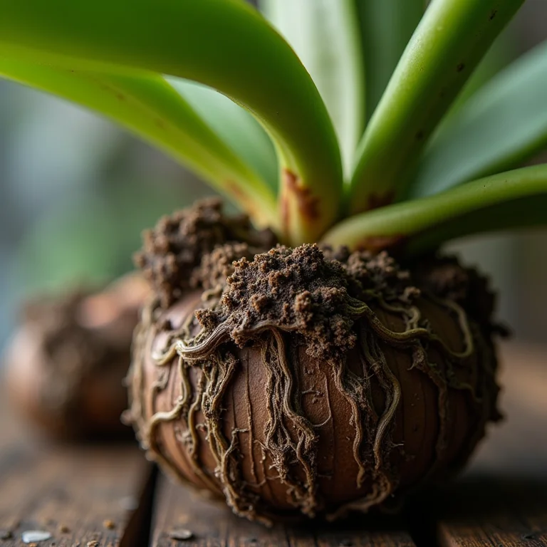 Raízes de orquídea apodrecendo por excesso de água
