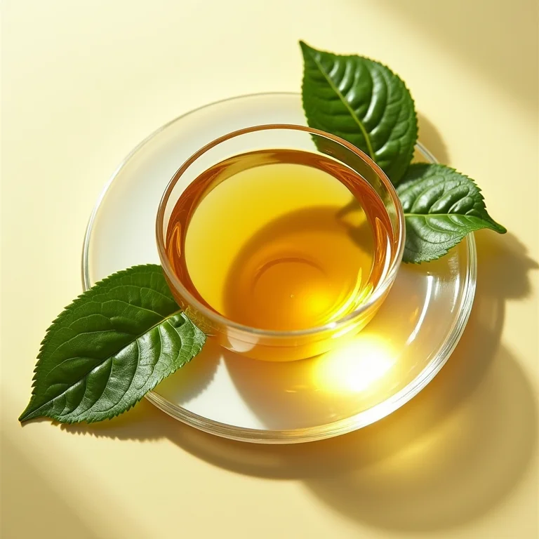 Representação dos compostos ativos do chá de folha de amora e seus efeitos.