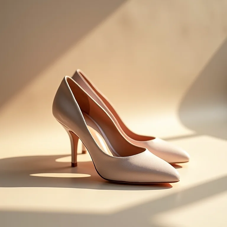 Saltos delicados protegidos com tecido