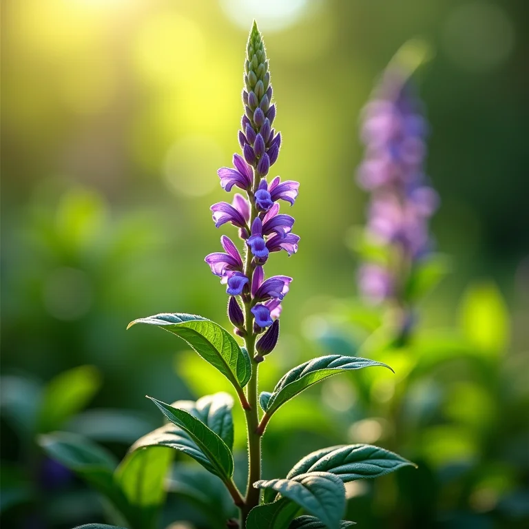 Sálvia Farinhenta: a importância da luz solar para um crescimento exuberante.