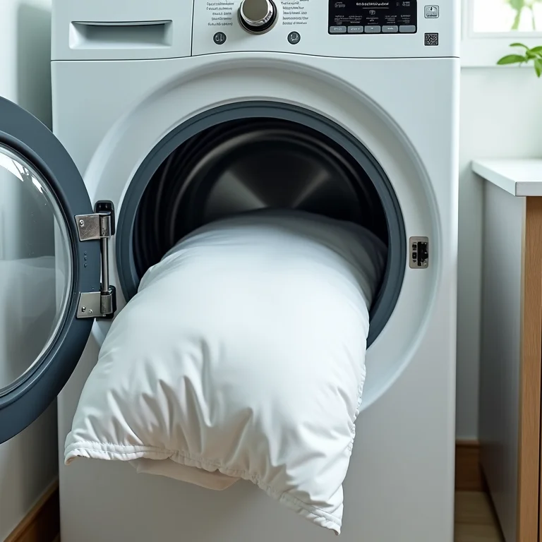 Secadora de grande capacidade com edredom