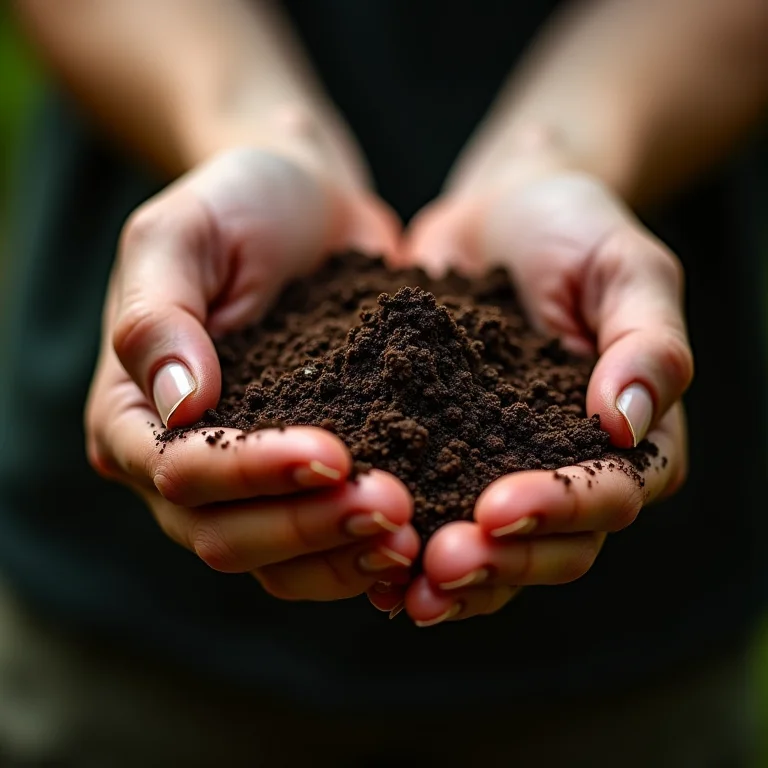 Substrato com perlita retendo umidade