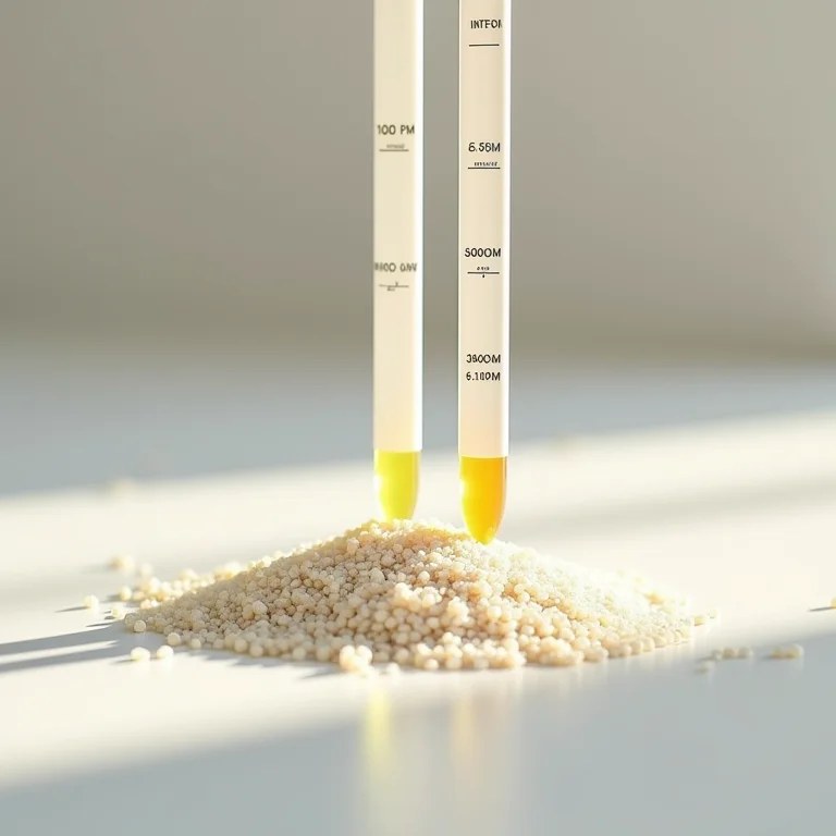 Teste de pH da perlita