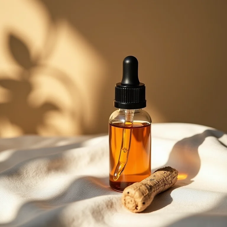 Tintura de raiz de valeriana em frasco conta-gotas