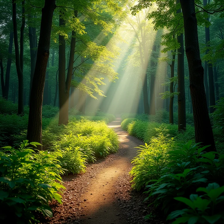 Trilha ecológica no Parque de Vassununga.