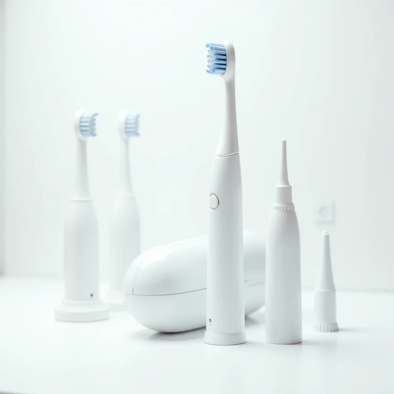 Variedade de escovas de dentes diferentes