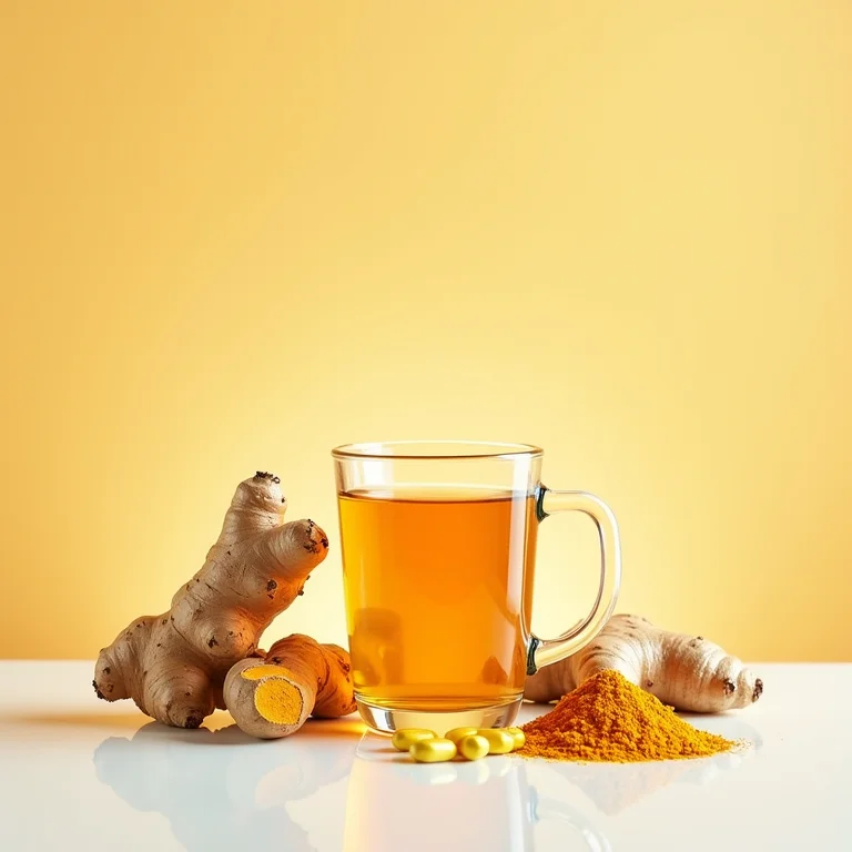 Variedade de formas de consumo de cúrcuma e gengibre