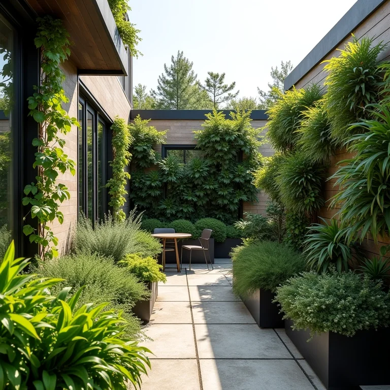 Variedade de locais para hortas: varanda, telhado, jardim vertical e quintal.