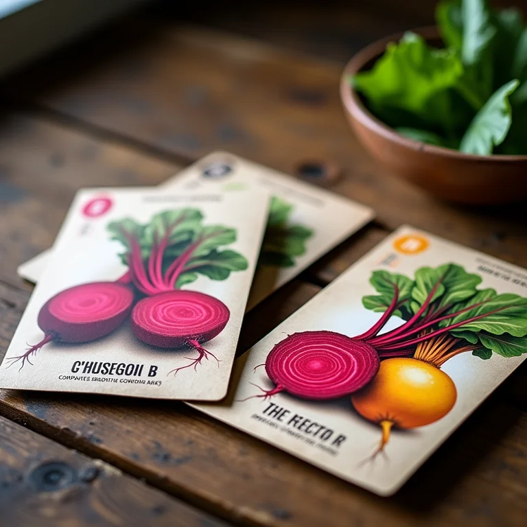 Variedade de sementes de beterraba para escolher a melhor opção para o seu jardim.