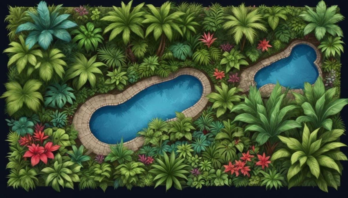 Escolha das plantas para jardim tropical