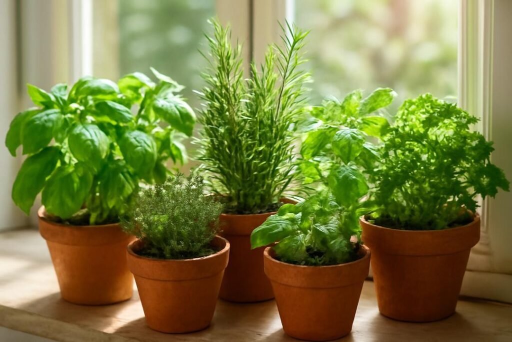 Ervas aromáticas: segredos para sabores incríveis e saúde em casa (68 caracteres)