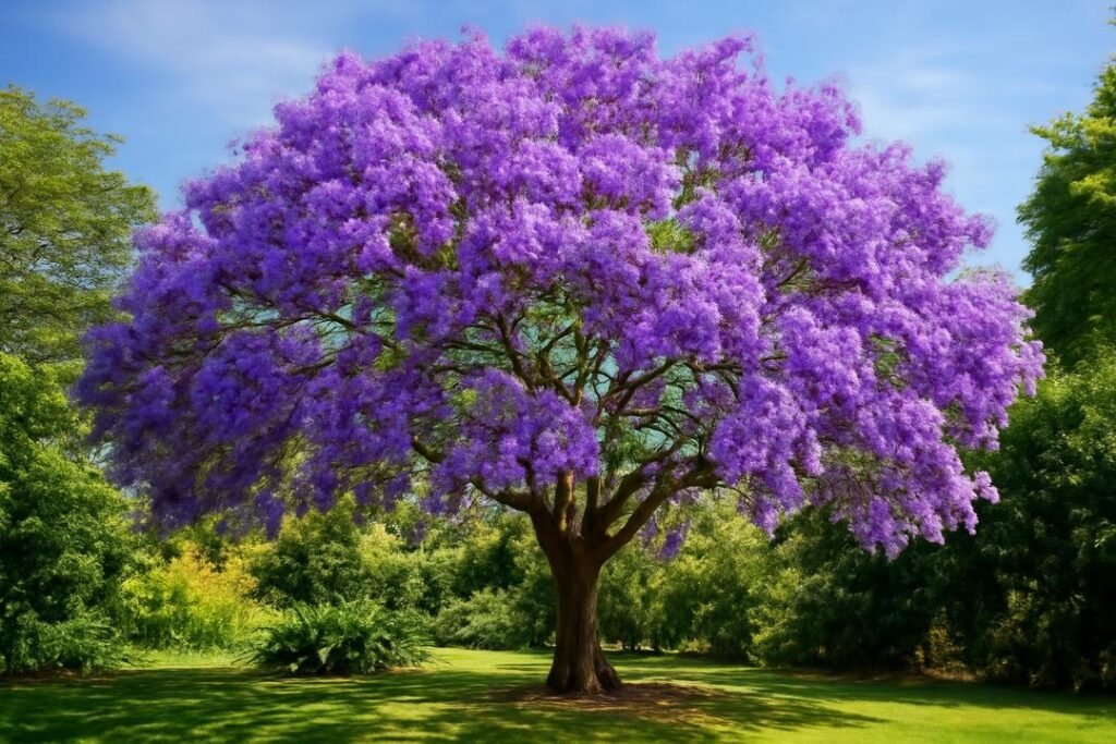 Jacarandá ornamental: como plantar e cuidar para jardim roxo incrível (68 caracteres)